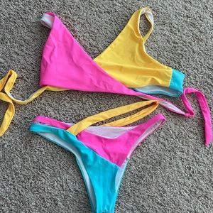 Colorful bikini NEW! Sz small medium